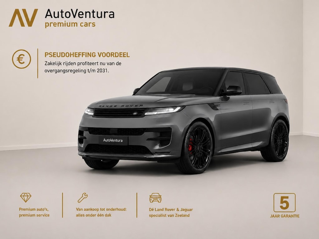 Land Rover Range Rover Sport 3.0 P460e SE PHEV l SoftClose l Schuif- /kantel Pano l Stoelventilatie l Black Pack l 23" Inch Velgen |
