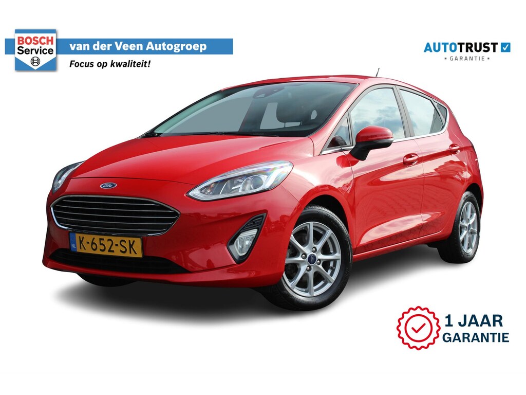Ford Fiesta 1.0 EcoBoost Titanium | Incl 12 maanden garantie | Airco | Bluetooth | Cruise | Apple Carplay / Android Auto | Parkeersensoren |