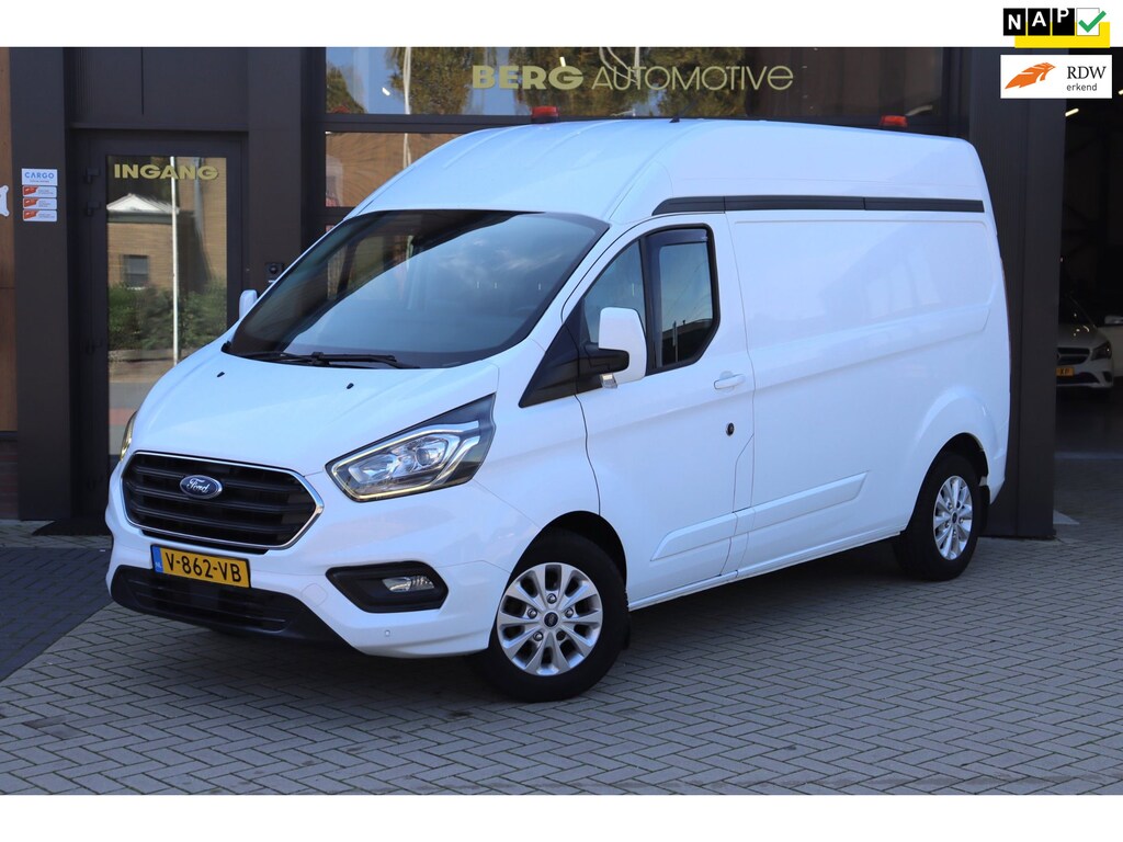 Ford Transit Custom 300 2.0 TDCI L2H2 Limited | NAP | Eerste Eigenaar | Distributie Vervangen | Apple Carplay | Camera | Trekhaak