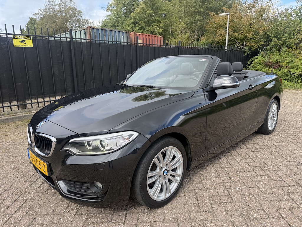 BMW 2-Serie Cabrio 220i Autom/Tiptr High Executive Leer/Stoelverw/Clima/Navi