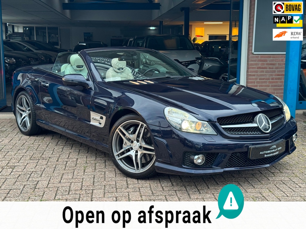 Mercedes-Benz AMG SL 63 2009 CABRIO FULL NAP NL Auto!