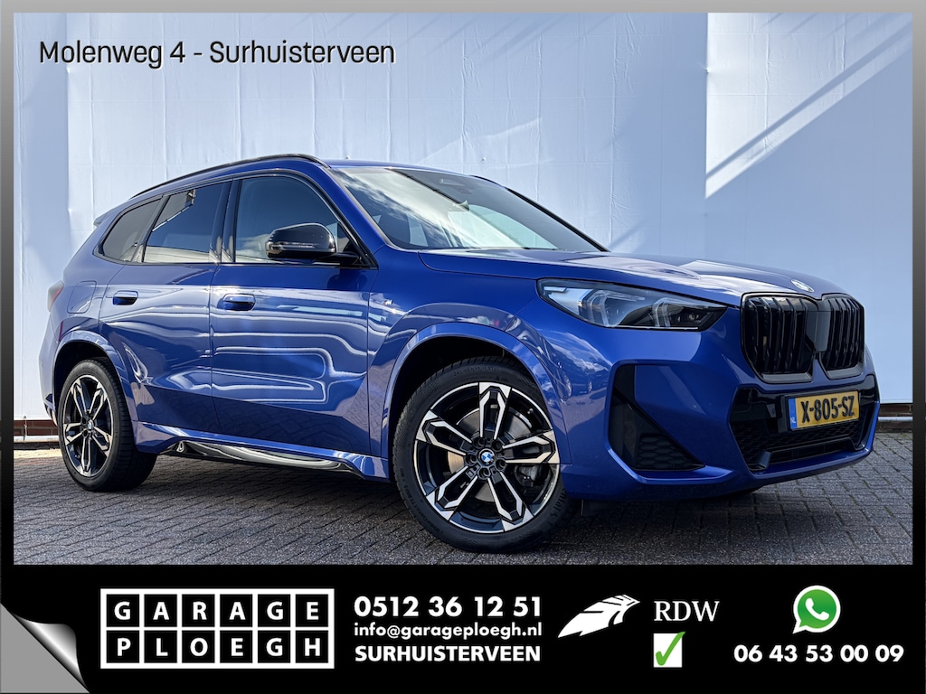 BMW X1 sDrive20i M-Sport Carplay Sportzetels Zwarte hemel PORTIMAO BLAU METALLIC