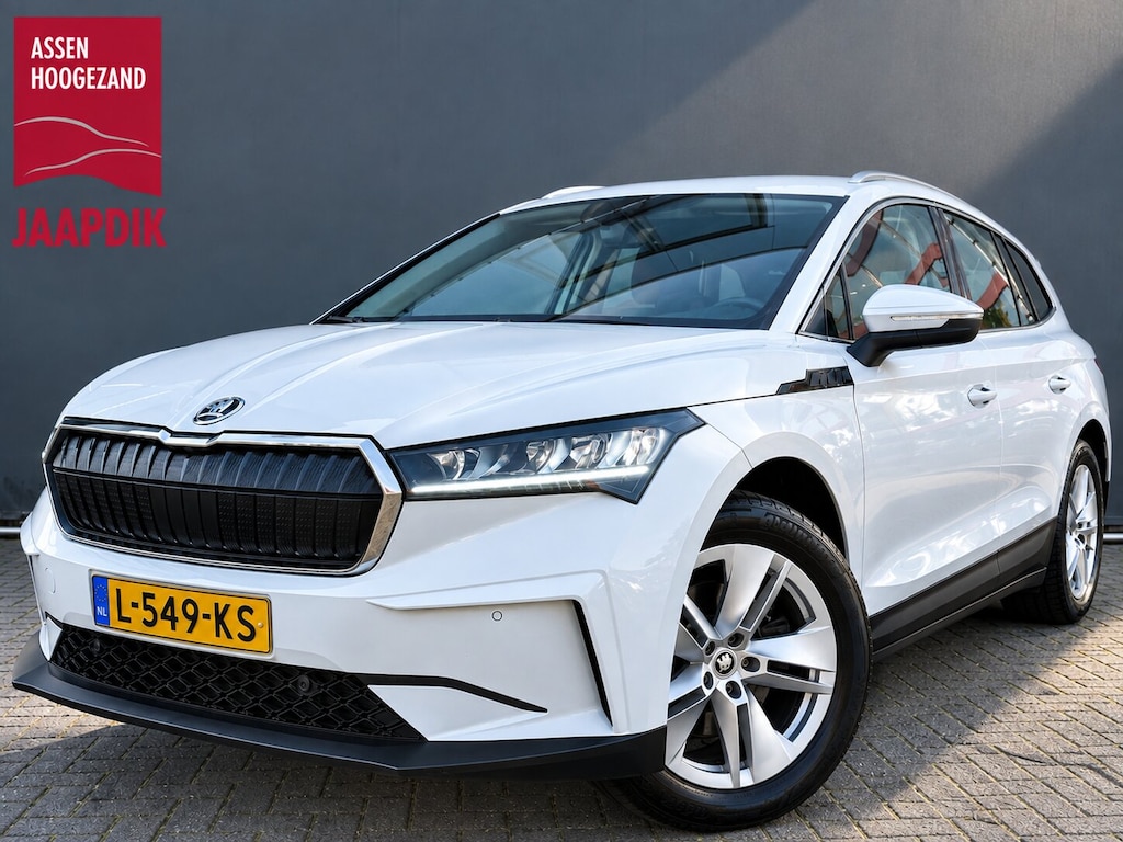 Skoda Enyaq iV 60 BWJ 2021 WEGKLAPBARE TREKHAAK | STOEL + STUUR VERW. | KEYLESS | CAMERA | SFEERVERLICHTING | CLIMA