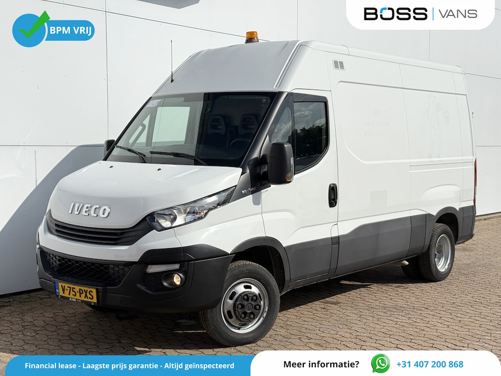 IVECO Daily 35C14 2.3 L2H2 Dubbellucht Airco Cruise control Camera Trekhaak 3,5t Inbouw lucht geveerde stoel