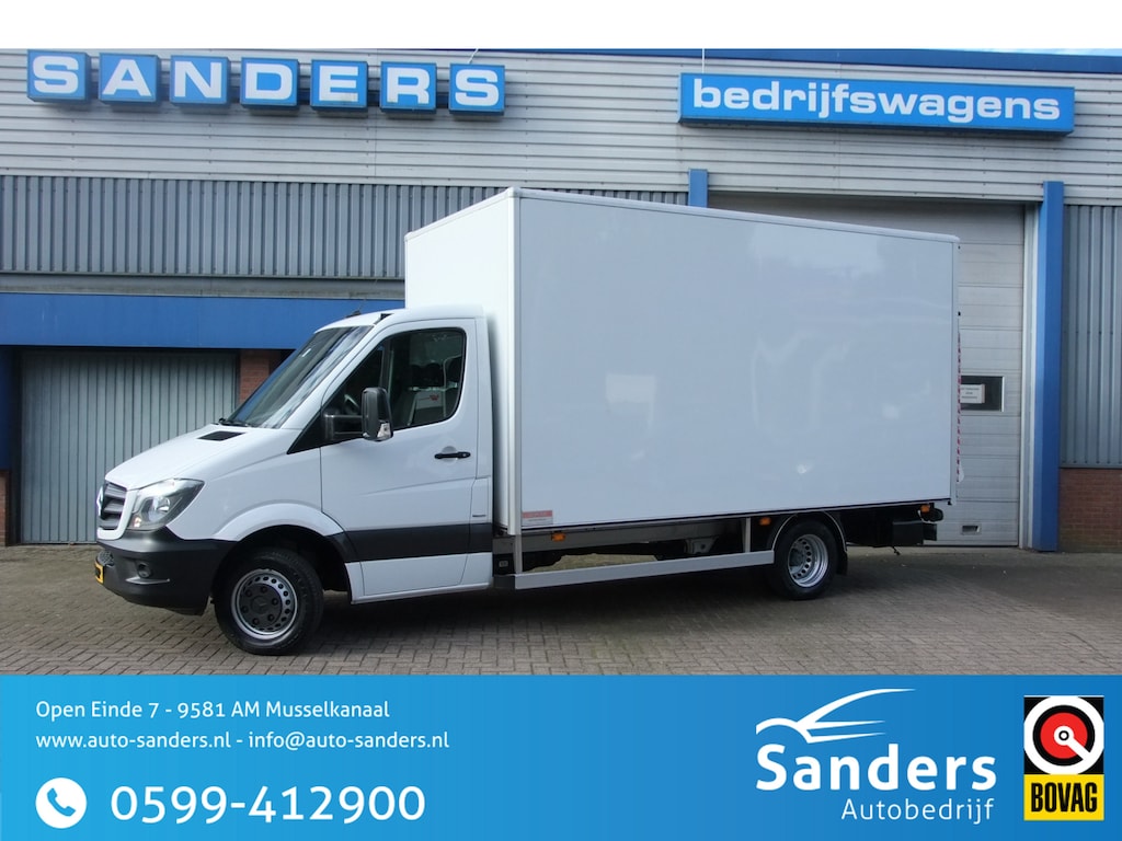 Mercedes-Benz Sprinter 516 2.2 CDI 432 / Bakwagen/ Laadklep Dhollandia/ Dubbellucht/ De Poel opbouw/ Airco/ NETTE AUTO!