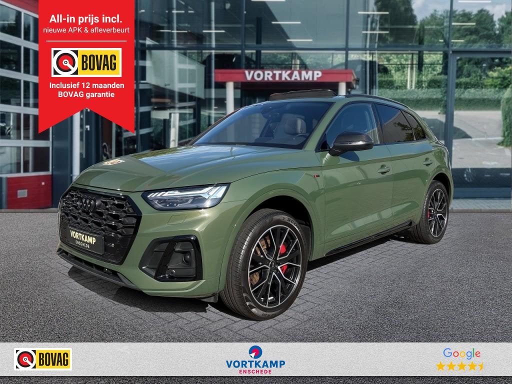 Audi Q5 55 TFSIe QUATTRO S-LINE PANO-DAK/TREKHAAK/B&O/CAMERA/ELEK-KLEP/STOELVERW