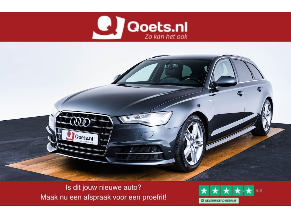Audi A6 Avant 1.8 TFSI ultra Trekhaak - sportonderstel - MMI navigatie plus met MMI touch - Hemel in stof zwart - Sportstuurwiel - Lendesteunen elektrisch verstelbaar - Parkeerhulp plus -