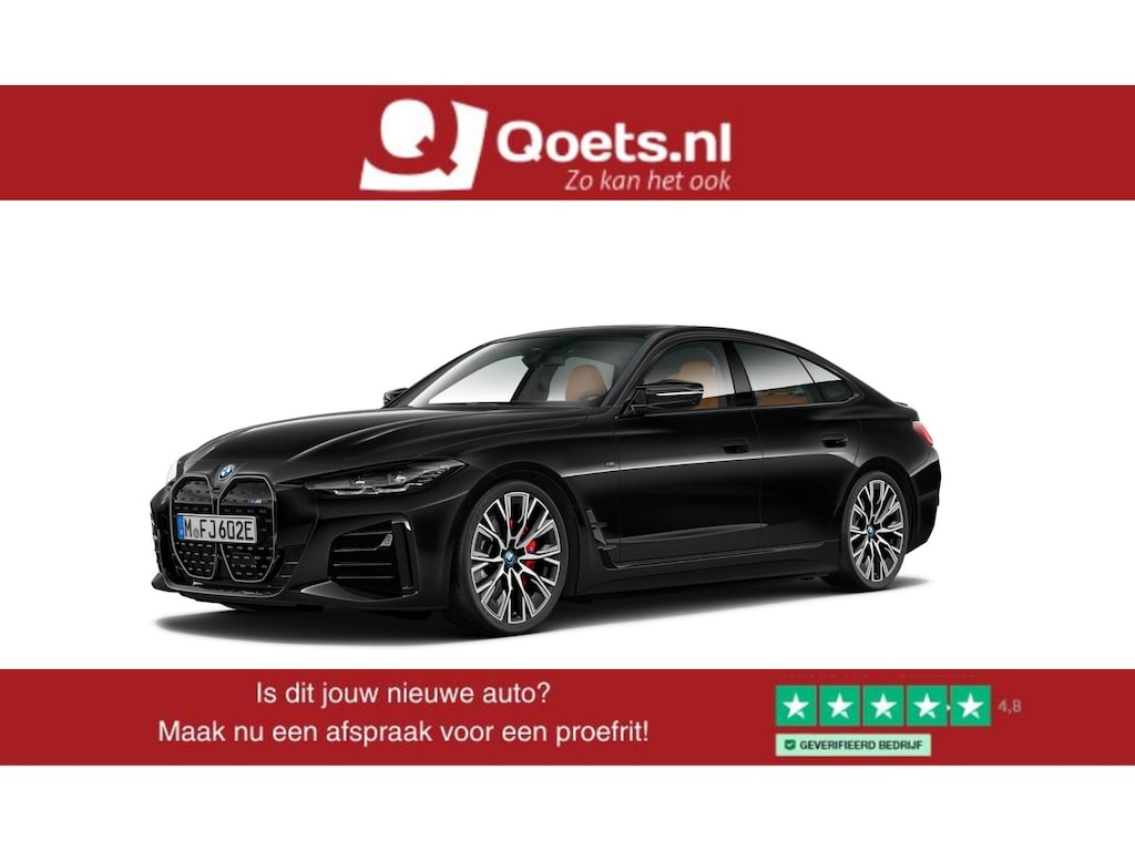 BMW i4 M50 High Executive 84 kWh Panoramadak - Driving Assistant Professional - Harman Kardon - Stuurwielrand verwarmd - Elektrisch verwarmde/verstelbare stoelen - Parking Assistant Plus - Getinte Ruiten -