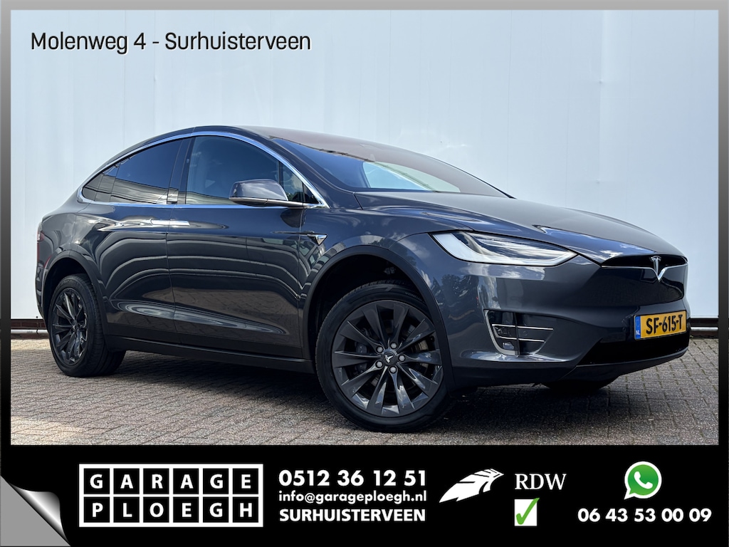 Tesla Model X 75D Pano Adapt.Cruise Incl.BTW Soh 86% Trekhaak(2250kg) Orig.NL