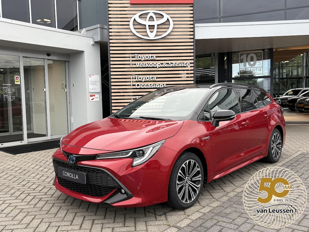 Toyota Corolla Touring Sports 1.8 Hybrid Business Plus STOEL/STUURVERW ELEK-ACHTERKLEP LM-VELGEN TREKHAAK CAMERA AD-CRUISE DAB+