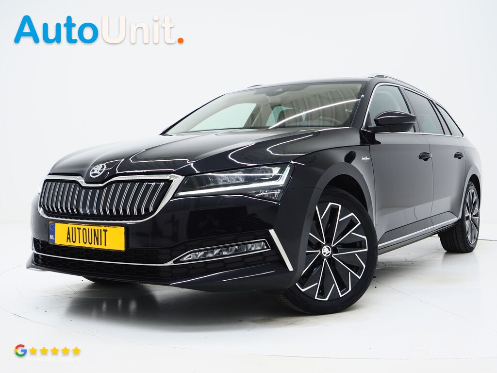 Skoda Superb Combi 1.4 TSI iV Laurin & Klement | Panoramadak | Leder | Trekhaak | Stoelkoeling | Canton | Massage | 360 | Memory