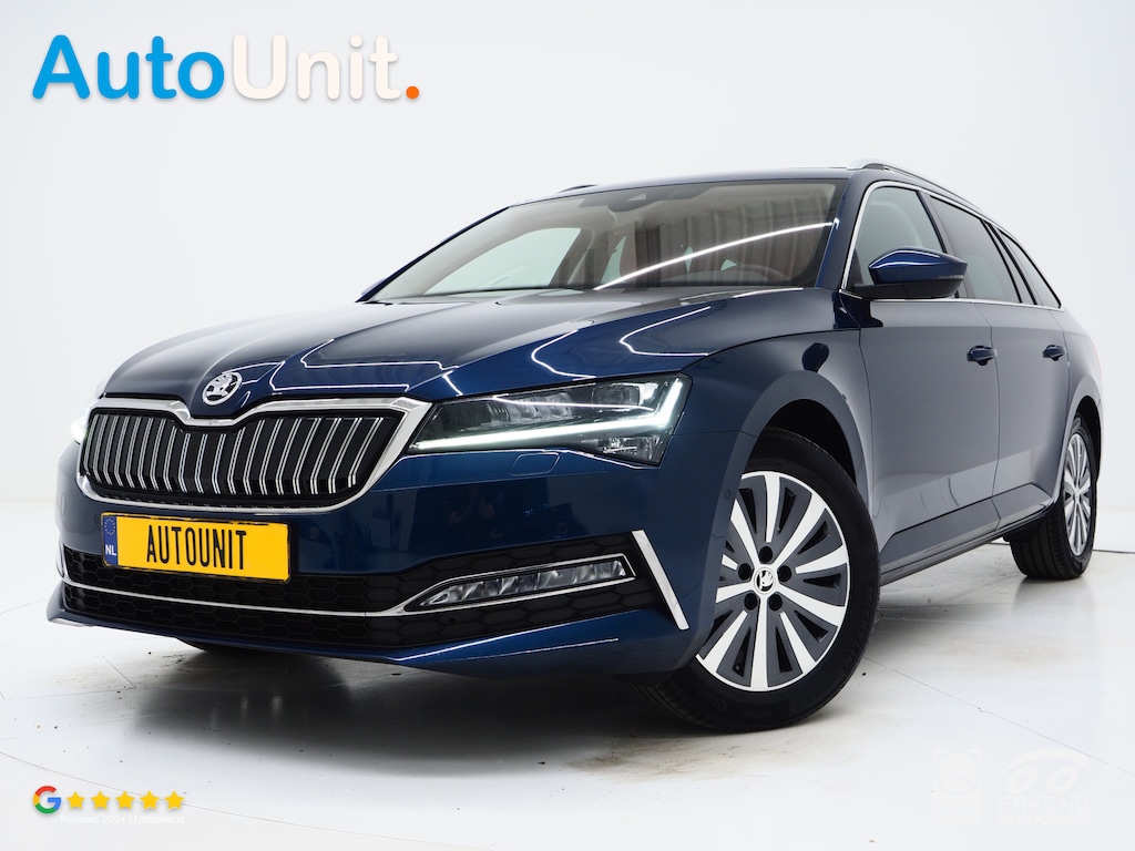 Skoda Superb Combi 1.4 TSI iV Style | Panoramadak | Leder | Trekhaak | Stoelkoeling | 360 | Memory | Keyless | Carplay