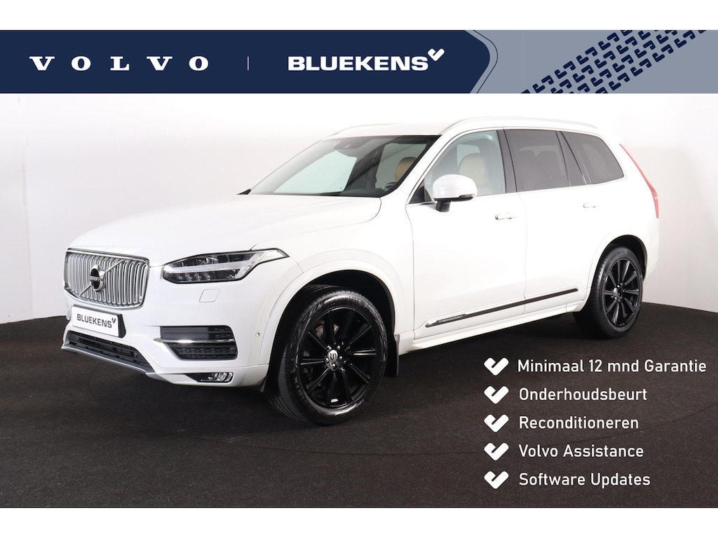 Volvo XC90 T5 AWD Inscription - IntelliSafe Assist & Surround - Adaptieve LED koplampen - Standkachel - Verwarmde voorstoelen, stuur & achterbank - Elektr. bedienb. voorstoelen met geheugen - Parkeercamera achter - Parkeersensoren voor & achter - Extra getint glas - Inklapbare trekhaak