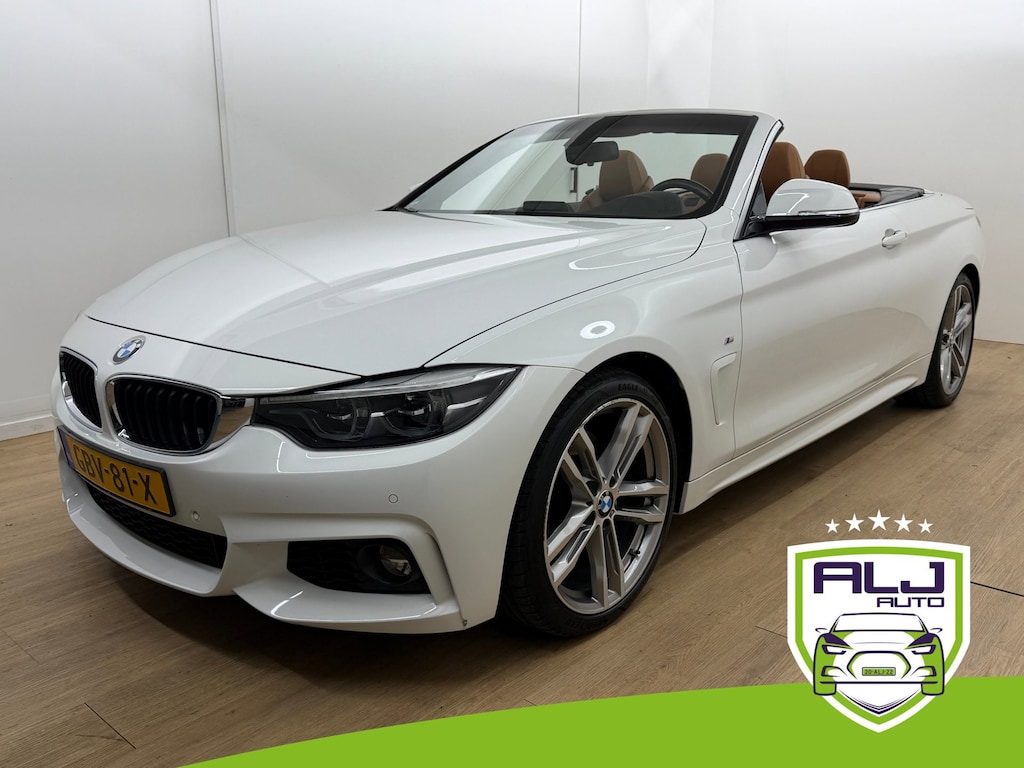 BMW 4-Serie Cabrio Occasion 430i High Executive | Tweedehands BMW cabrio 430 hardtop met M pakket | Airco | Cruise | Unieke auto