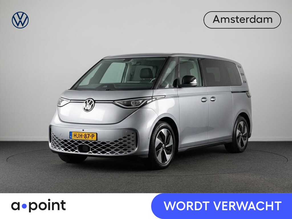 Volkswagen ID. Buzz Pro 86 kWh LWB 7p. 286 pk | Navigatie | Parkeersensoren (Park assist) | Achteruitrijcamera | Stoel / Stuurverwarming | Voorruitverwarming |