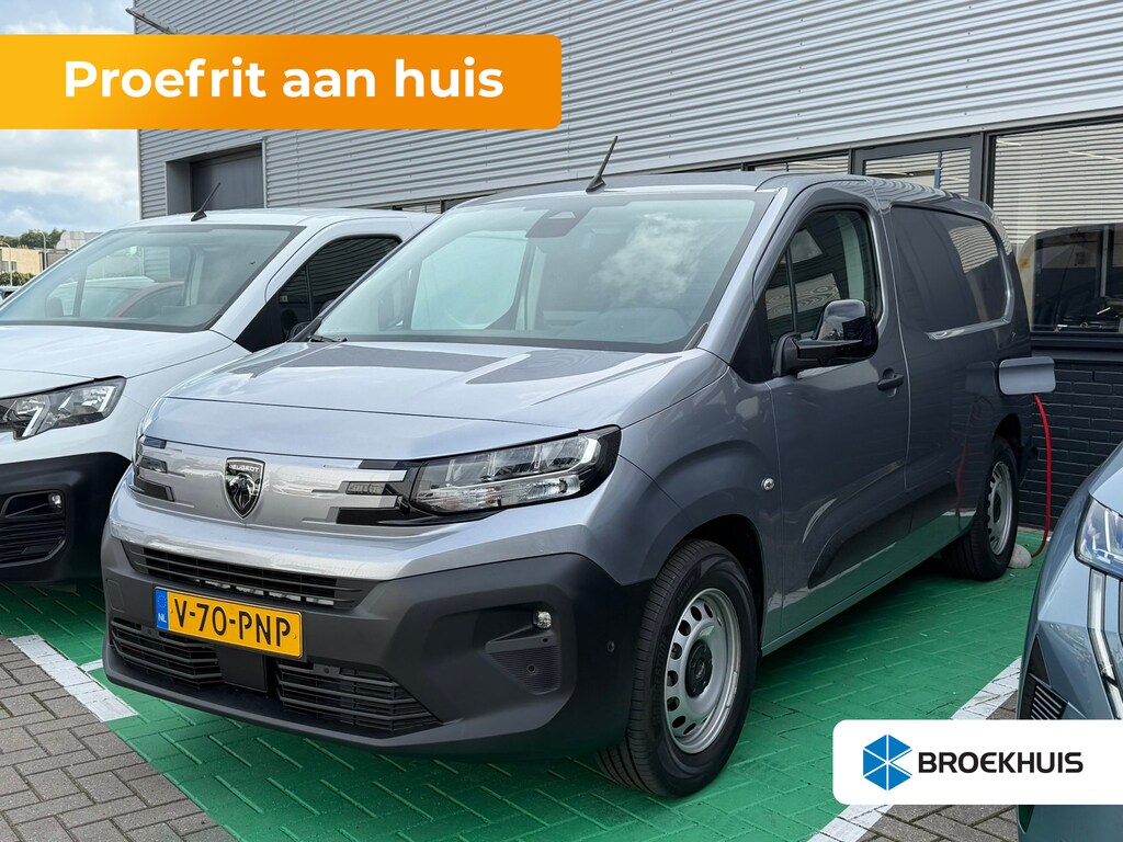 Peugeot e-Partner 136 L2 50 kWh Stoelverwarming | Airco | Cruise | Apple Carplay/Android Auto | Elektrisch verstelbare en verwarmbare buitenspiegels | Parkeersensoren achter | Verwarmbare voorstoelen