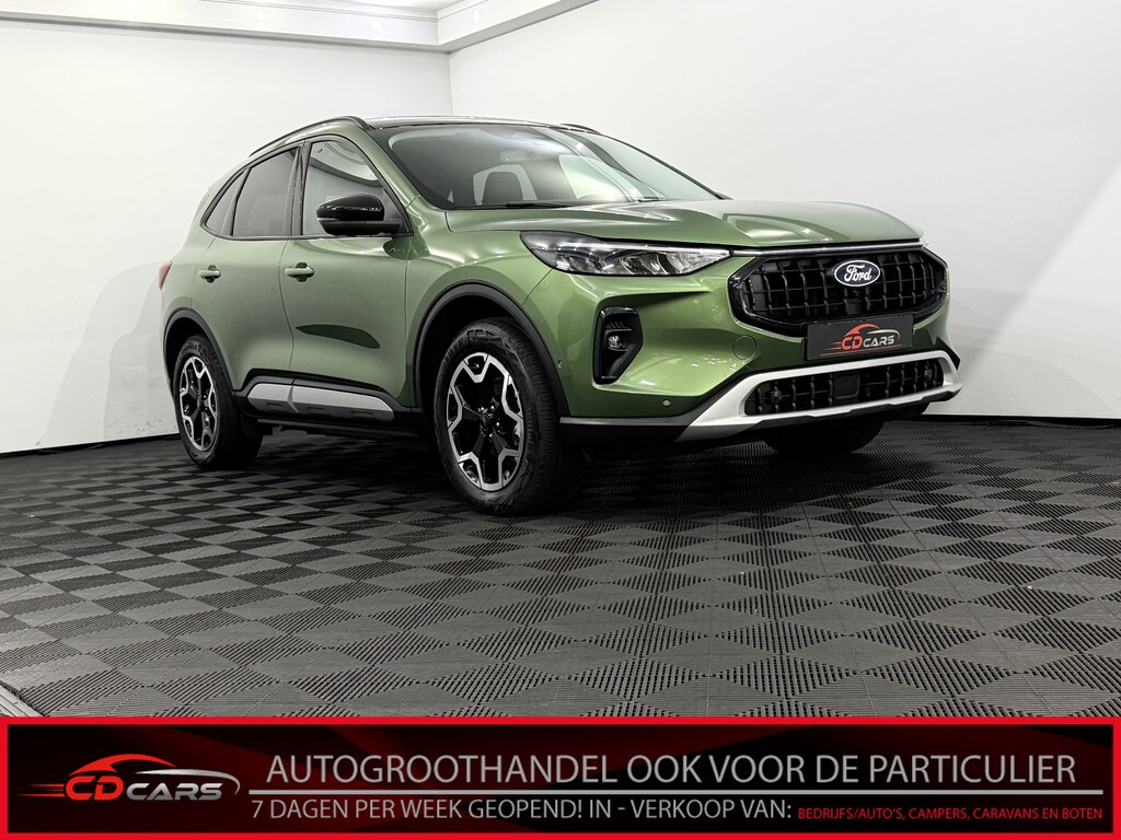 Ford Kuga 2.5 PHEV Active X Camera, Navi, Half leder, Keyless start, Elektrische achterklep, Winterpakket, Cruise control, Virtual desk, Verstelbare stoelen