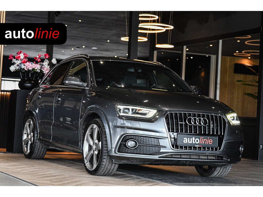 Audi Q3 2.0 TDI quattro 3xS-Line, Trekhaak, Stoelverw, 20" Rotor, LED, Leder!