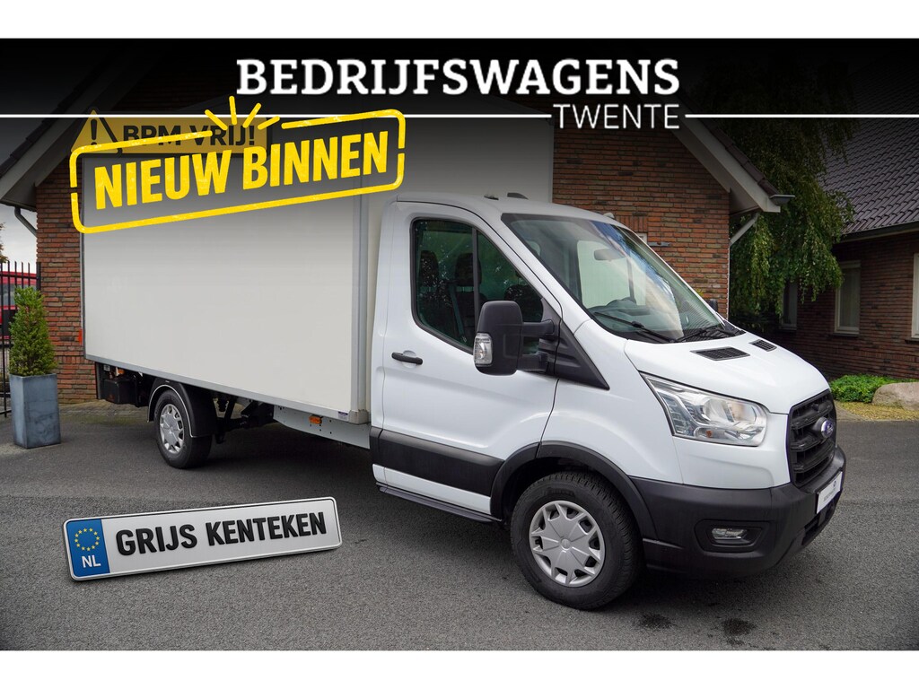Ford Transit 2.0 TDCi 130 pk Bakwagen met Laadklep Airco Cruise Control, LxBxH 420x200x210 cm, 3-Zits