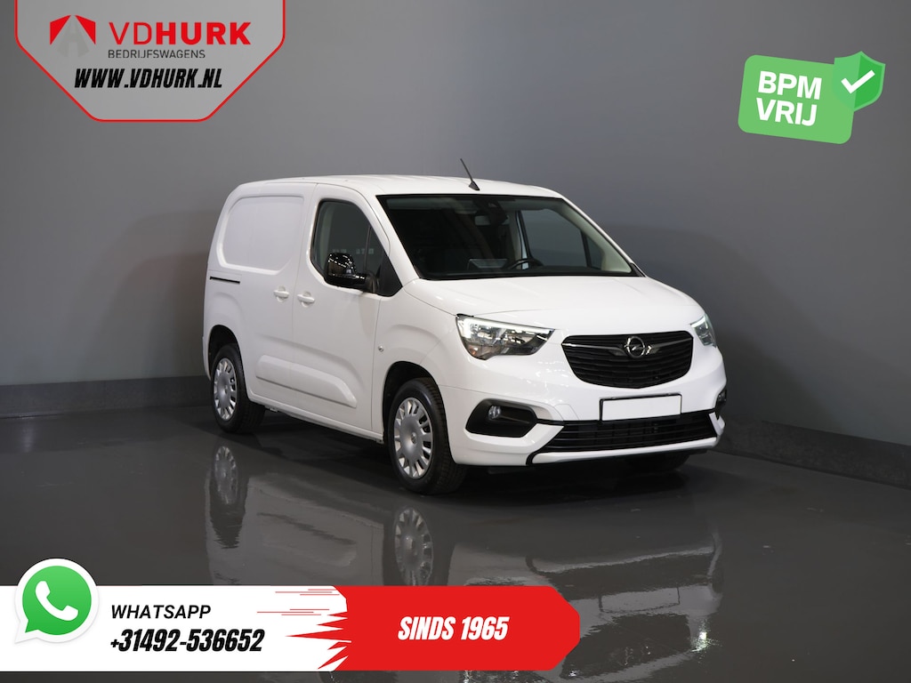 Opel Combo-e Electric 50kWh 285 WLTP 3 Pers./ Standkachel/ Snellader/ Stoelverw./ Stuurverw./ Keyless/ Carplay/ Navi/ Camera/ PDC/ Cruise/ Airco
