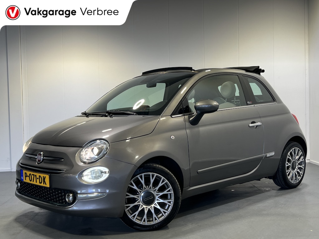 Fiat 500C 1.2 Star Cabrio Navigatie/Android/Apple Carplay | LM Velgen 16" | Cruise Control | Airco | Leer