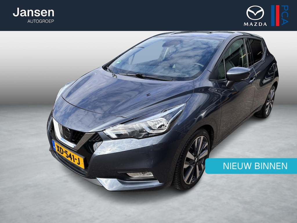 Nissan Micra 0.9 IG-T Tekna , Navi, Clima. Cruise, 360 Camera, PDC, LMV 17 Inch, All Season, Stoelverwarming