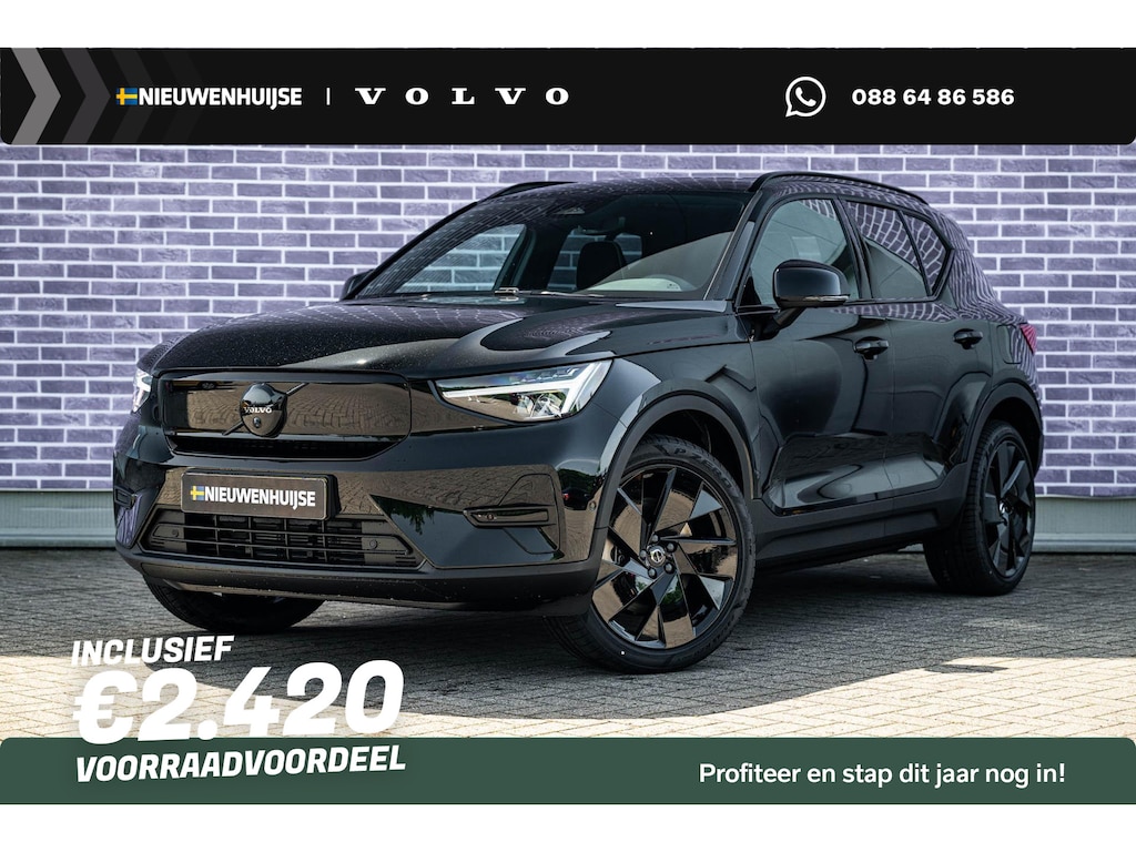 Volvo EX40 Single Motor Ext. Range Ultra Bl. Ed. Eur. 82 kWh | Harman Kardon | 20" | Panoramadak | Extra Getint Glas | Power Seats | Nubuck | Adaptive Cruise | BLIS