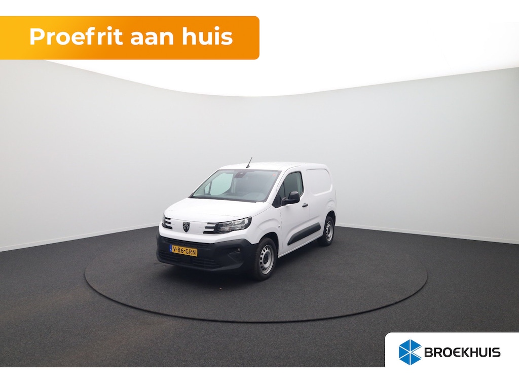 Peugeot Partner 1.5 BlueHDi 100 S&S L1 Trekhaak | Houten Laadvloer | Camera | Navigatie | Carplay | Cruise | Airco | All-Season | Achteruitrij camera | Airco | Apple Carplay/Android Auto|telefoonintegratie premium