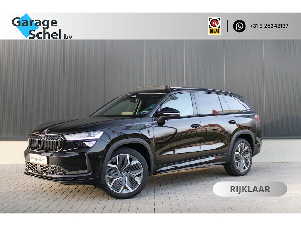 Skoda Kodiaq 1.5 TSI PHEV Sportline Business - Pano - Trekhaak - Stoel/Stuurverwarming - ACC - Canton - Navi - Camera - Blindspot - Keyless - Rijklaar
