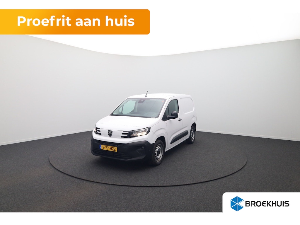 Peugeot Partner 1.5 BlueHDi 130 EAT8 S&S L1 Trekhaak | Houten Laadvloer | Camera | Navigatie | Carplay | Cruise | Airco | All-Season | Achteruitrijcamera | Airco | Apple Carplay/Android Auto|telefoonintegratie premium