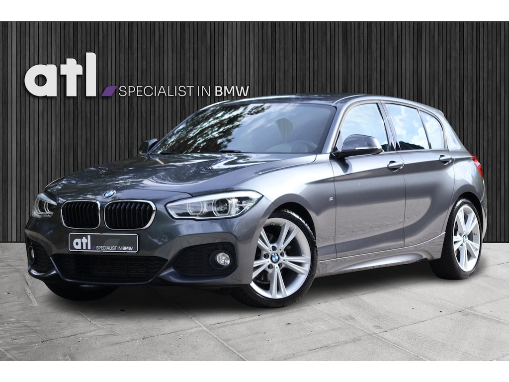 BMW 1-Serie 118i M Sport Leder | Navi Pro | Clima | LED | Alarm kl.3 | Afneembare trekhaak | Stoelverwarming | Hifi | PDC voor en achter | Etc.