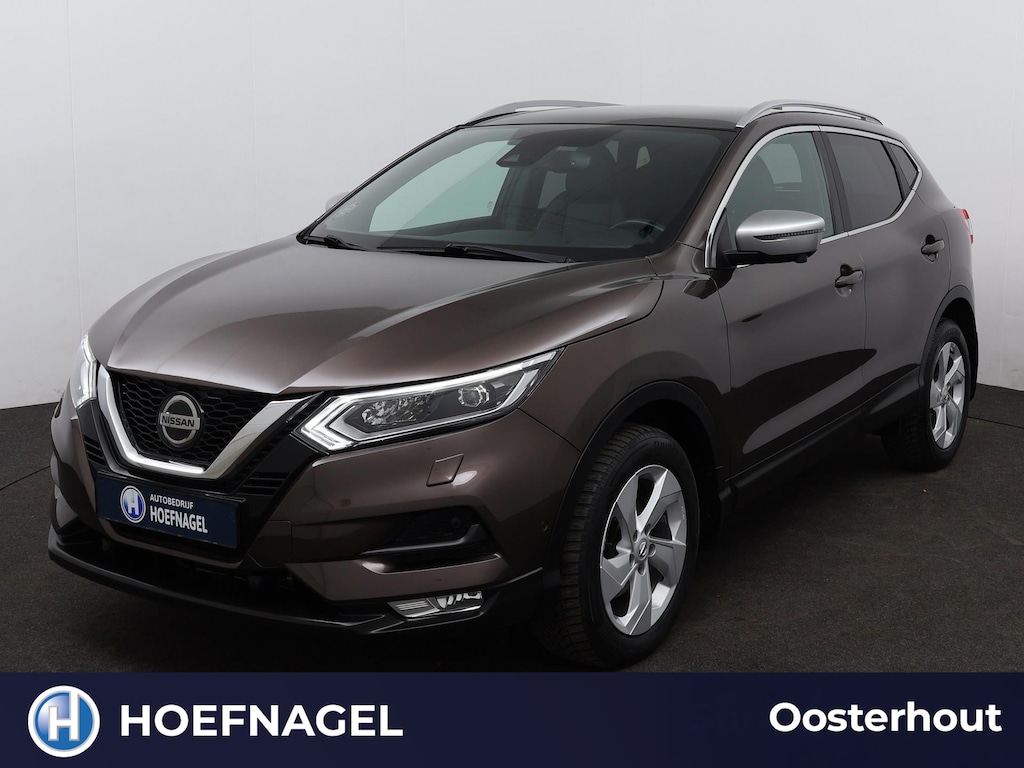 Nissan Qashqai 1.2 Tekna | Automaat | Cruise control | Stoelverwarming | Navigatie | 360 Camera | Leder | BOSE | Trekhaak