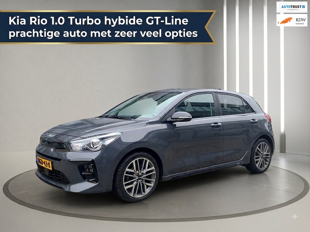 Kia Rio 1.0 T-GDi GT-line | 2023 | 20990 km | geen afleverings kosten | 1 jaar garantie