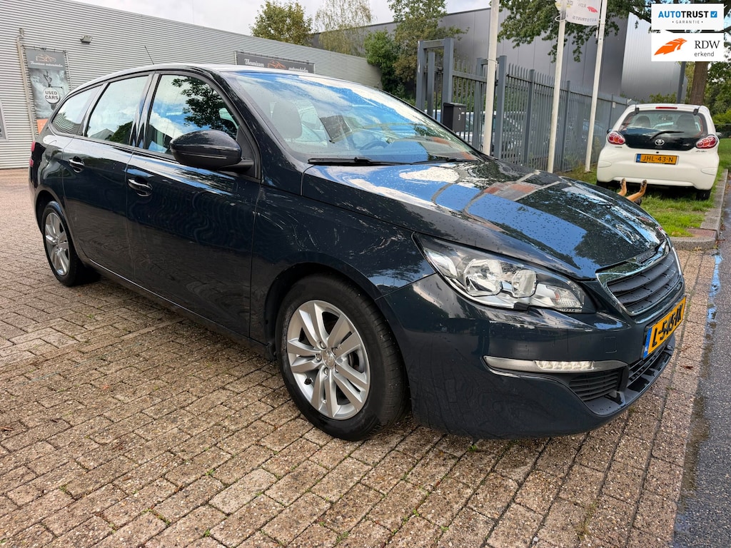 Peugeot 308 SW 1.2 PureTech Blue Lease, airco, cruise, elec pakket navi, NWE APK, 94.561 km N.A.P historie bekend, 2 sleutels