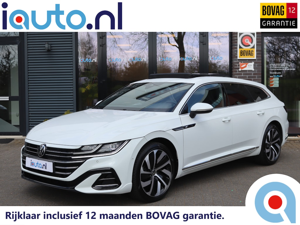 Volkswagen Arteon Shooting Brake 1.4 TSI eHybrid R-Line Pano/IQ.Light/360/Navi Pro/Head-up/Keyless/Elek. lederen R Sportstoelen/DCC/ACC/Virtual Cockpit/Trekhaak wegkl.