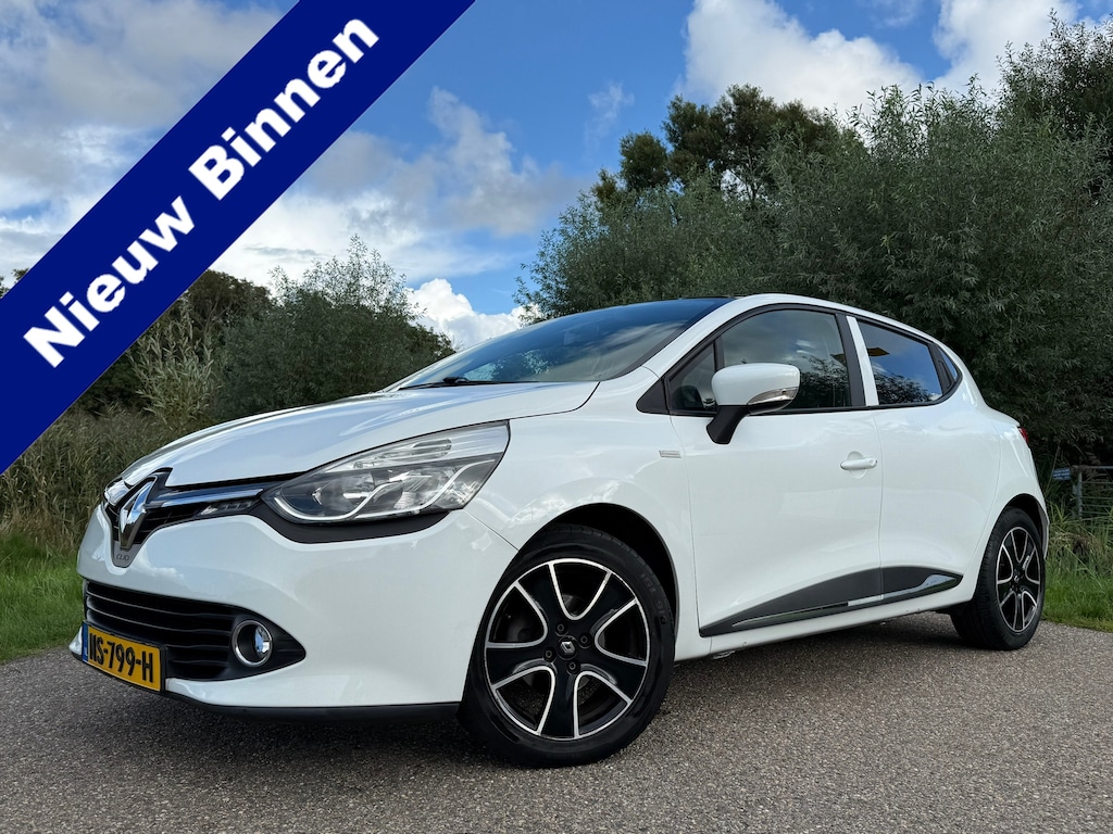 Renault Clio 0.9 TCe Dynamique / Panoramadak / slechts 91.652 km / Navi / 16" Velgen / Airco / PDC / Cruise / USB-AUX-12V /