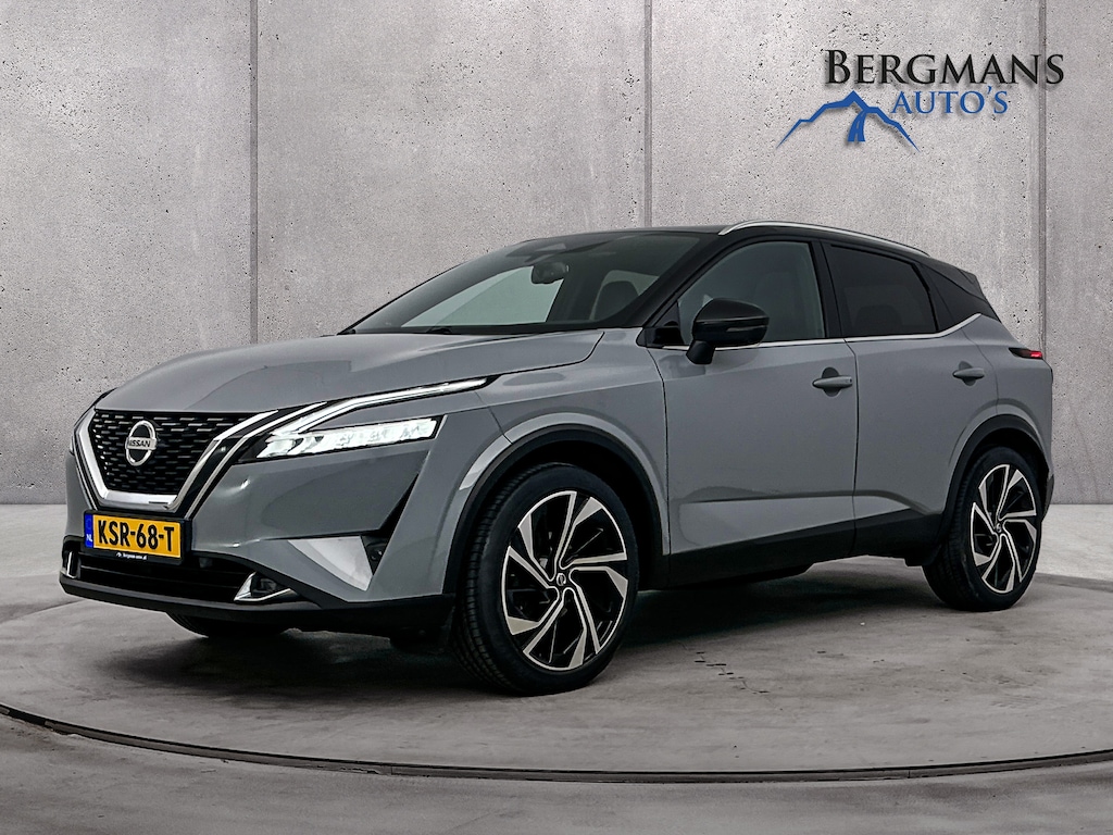 Nissan Qashqai - 1.3 MHEV Xtronic Tekna // LEDER // RONDOMCAMERA // E-ACHTERKLEP // HUD //