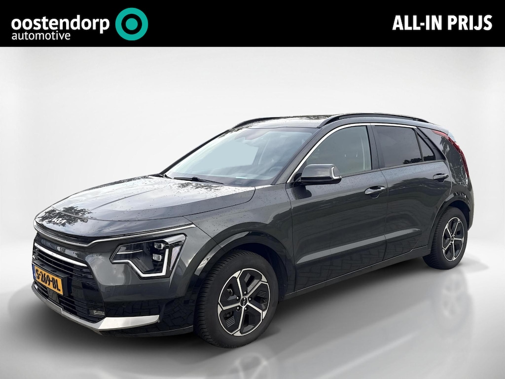 Kia Niro Hybrid 1.6 GDi DynamicPlusLine 1e Eigenaar | DealerOnderhouden | Leder | LED | Stoel/Stuur verw.