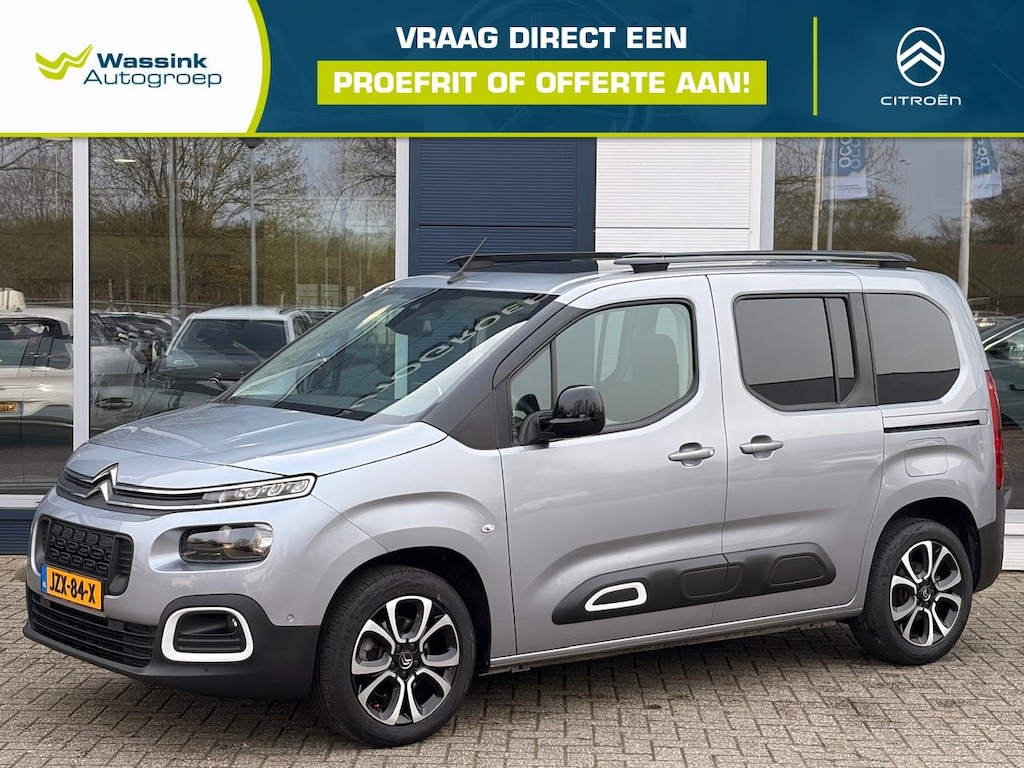 Citroën Berlingo 1.2 Shine 130pk Automaat | Navigatie | Cruise Control | Climate Control | Panoramadak | Automaat | Parkeercamera | Apple Carplay/Android Auto