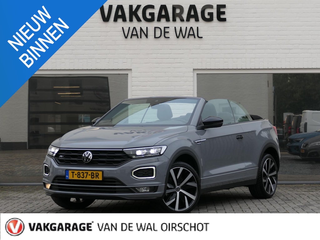 Volkswagen T-Roc Cabrio 1.5 TSI R-Line | Ruit-leder | BEATS | Apple-/android Carplay | ACC | 19 inch velgen | Stuur-/stoelverwarming | Dodehoek detectie | Keyless | Achteruitrijcamera | Draadloze telefoonlader