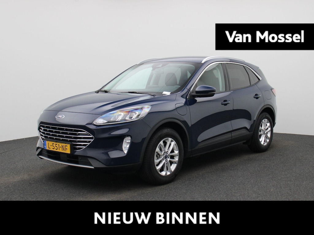 Ford Kuga 2.5 PHEV Titanium | Lederen Bekleding | Camera | PDC Voor+Achter | Keyless | Cruise Control & Snelheidsbegrenzer | Full-Map Navigatie | 17" LMV | Privacy Glass | Draadloze Smartphonelader | Apple Carplay & Android Auto