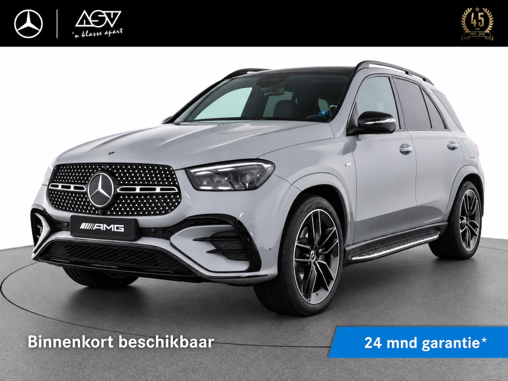 Mercedes-Benz GLE 400 e 4MATIC AMG Line | MANUFAKTUR Alpingrijs | Panorama | 22” AMG | AIRMATIC | Burmester | Head-up | Trekhaak