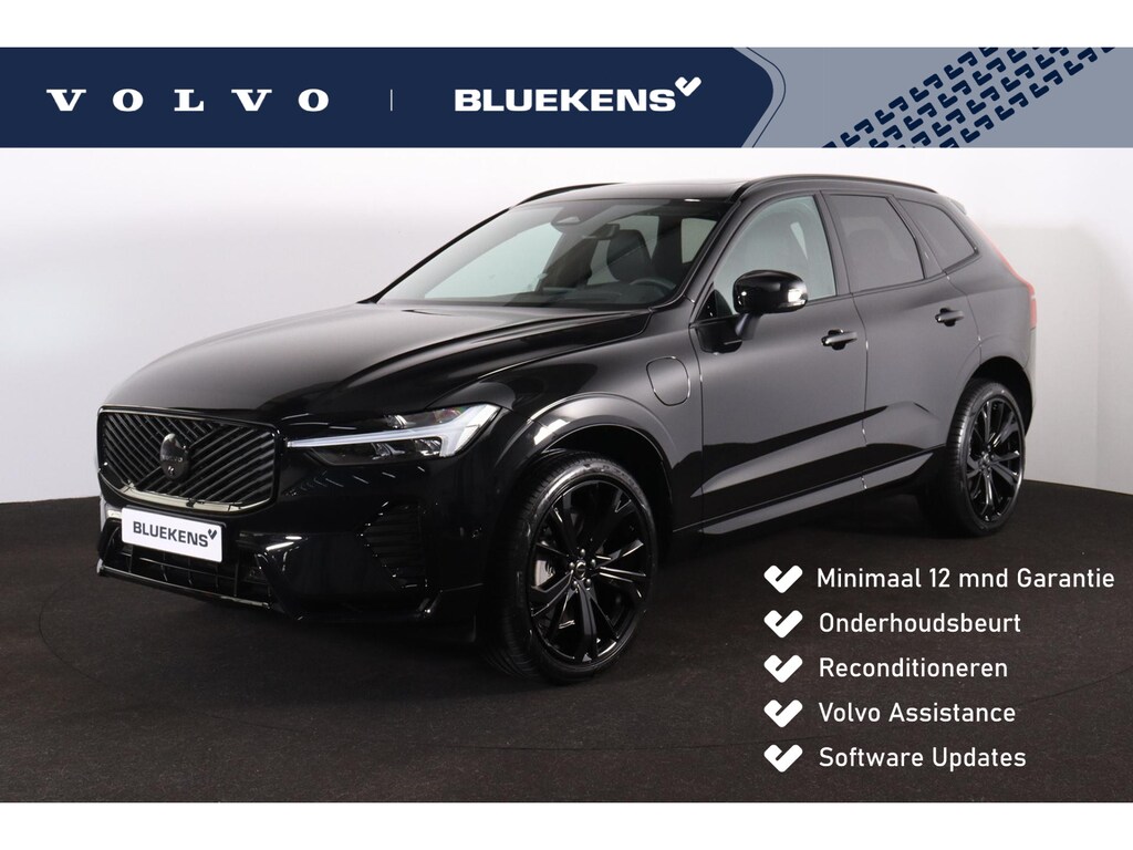 Volvo XC60 T6 Recharge AWD Plus Black Edition - Panorama/schuifdak - IntelliSafe Assist & Surround - 360º Camera - Harman/Kardon audio - Verwarmde voorstoelen, stuur & achterbank - Parkeersensoren voor & achter - Elektr. bedienb. voorstoelen met geheugen - Head up display - Draadloze tel. lader - Extra getint glas - 21' LMV