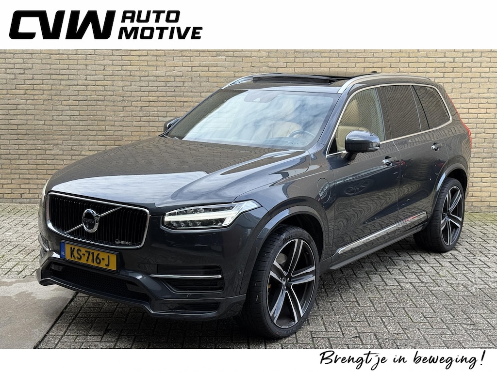 Volvo XC90 2.0 T8 Twin Engine AWD | HEICO | Inscription | Trekhaak wegklapbaar | Panoramadak | Luchtvering | 360 camera | 7-persoons | Navigatie | Apple CarPlay | Stoelverwarming&ventilatie | Stuurverwarming | Lederen bekleding met memory | Head up | Bowers&Wilkins | 22 inch HEICO velgen | Adaptieve cruise | Elektrische achterklep |Volledig onderhouden | Origineel Nederlandse auto NAP