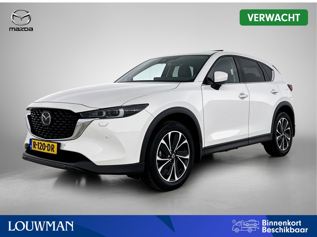Mazda CX-5 2.0 SkyActiv-G 165 Luxury | Trekhaak | Schuifdak | 360 Camera | BOSE | Stoelverwarming/-Verkoeling | Onderweg-naar-dealer