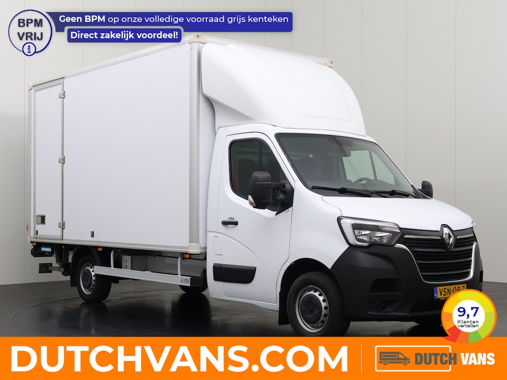 Renault Master 2.3DCi 145PK Bakwagen+Laadklep | 2,35 Hoog | Dakspoiler | Zijdeur | Airco | Cruise | 3-Zits