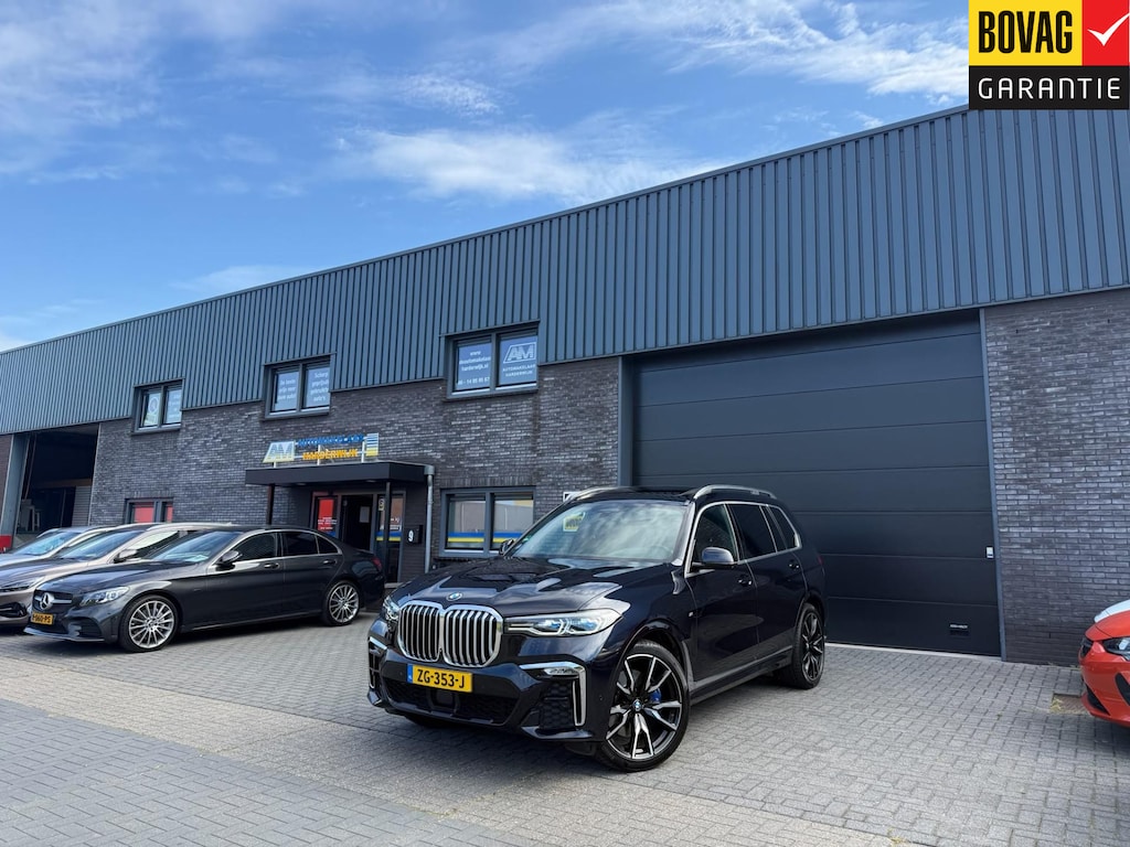 BMW X7 xDrive40i 6p. | 2E EIGENAAR | 3/6/12MND GARANTIE| M-SPORT |PANO | LASER | LED | B&W | MASSAGE | CARPLAY | TREKHAAK | DAB | BOMVOL |