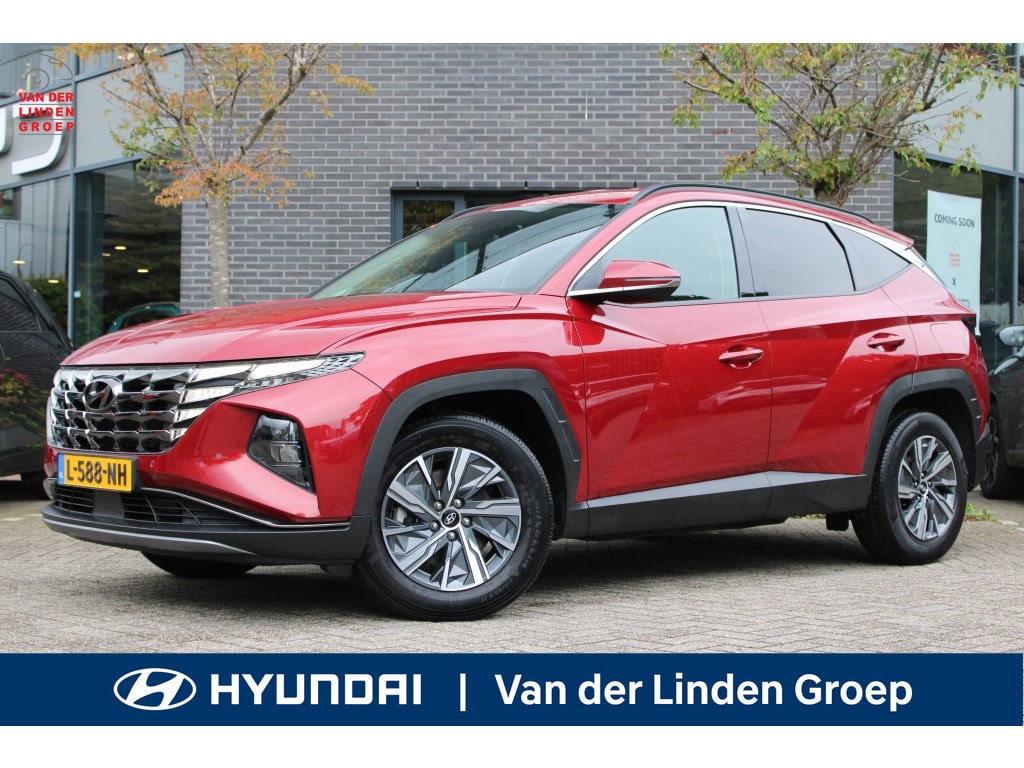 Hyundai Tucson 1.6 T-GDI HEV Comf Smart 230PK! Navi/Cam/17"/Winterp/Trekh. "RIJKLAARPRIJS"