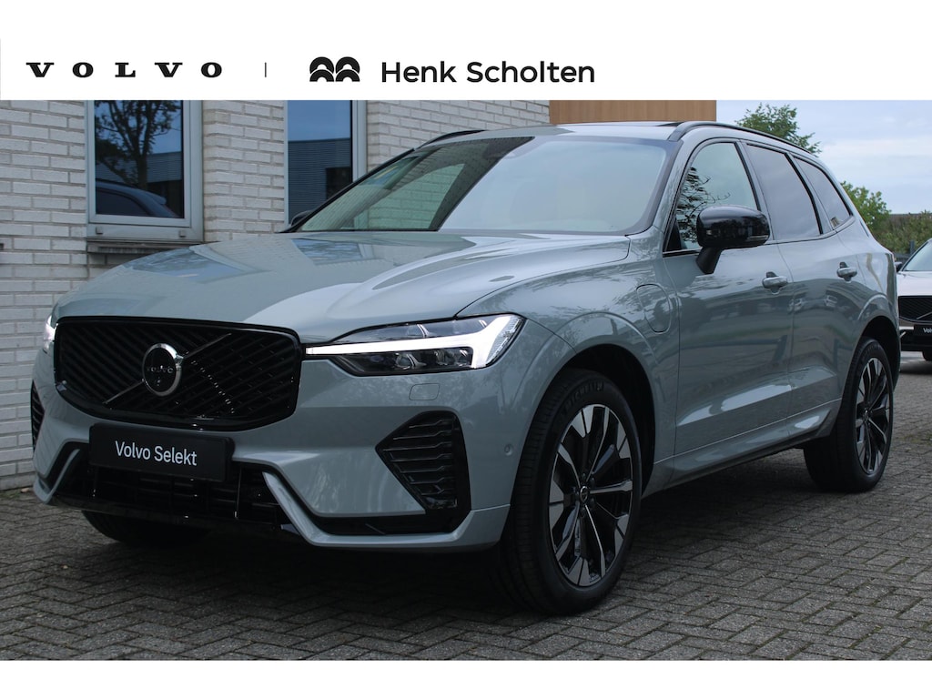 Volvo XC60 T6 Plug-in hybrid AWD Ultra Dark | Luchtvering | Trekhaak | Panoramadak | Verwarmbare voorstoelen, achterbank en stuurwiel | Head-up display | Premium audio by Harman Kardon | Keyless