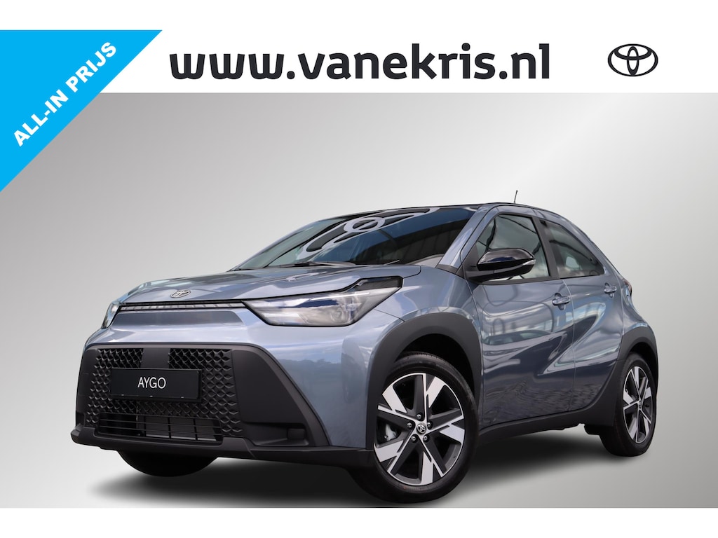 Toyota Aygo X Hybrid 115 play Go Pack, LM velgen Nieuw en direct leverbaar met € 1.750,- Inruilvoordeel!